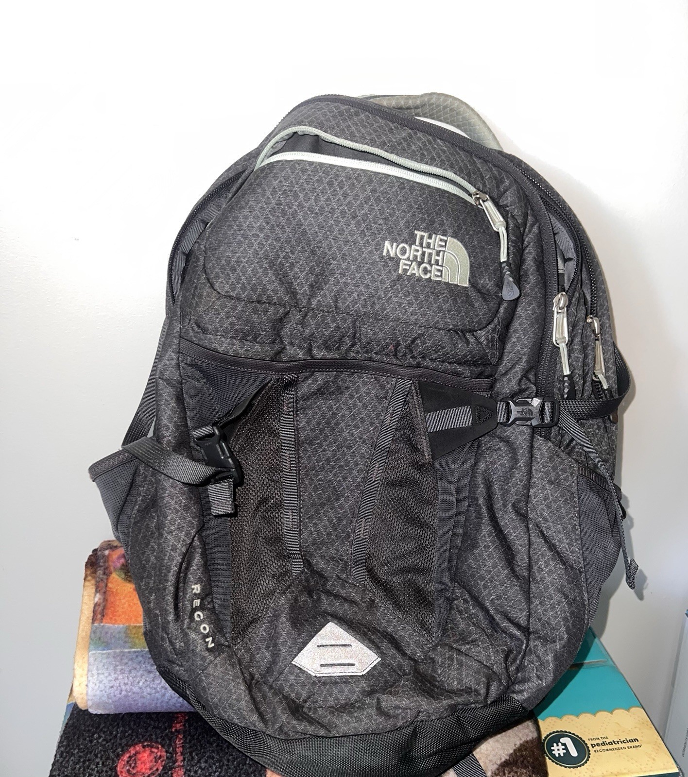 The North Face Recon Travel Backpack Black