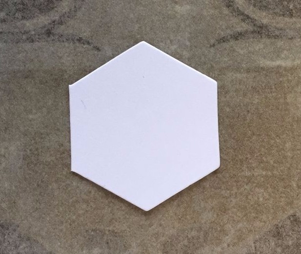 7/8" Hexagons 1300-shapes for English Paper Piecing by ALL QUILTY