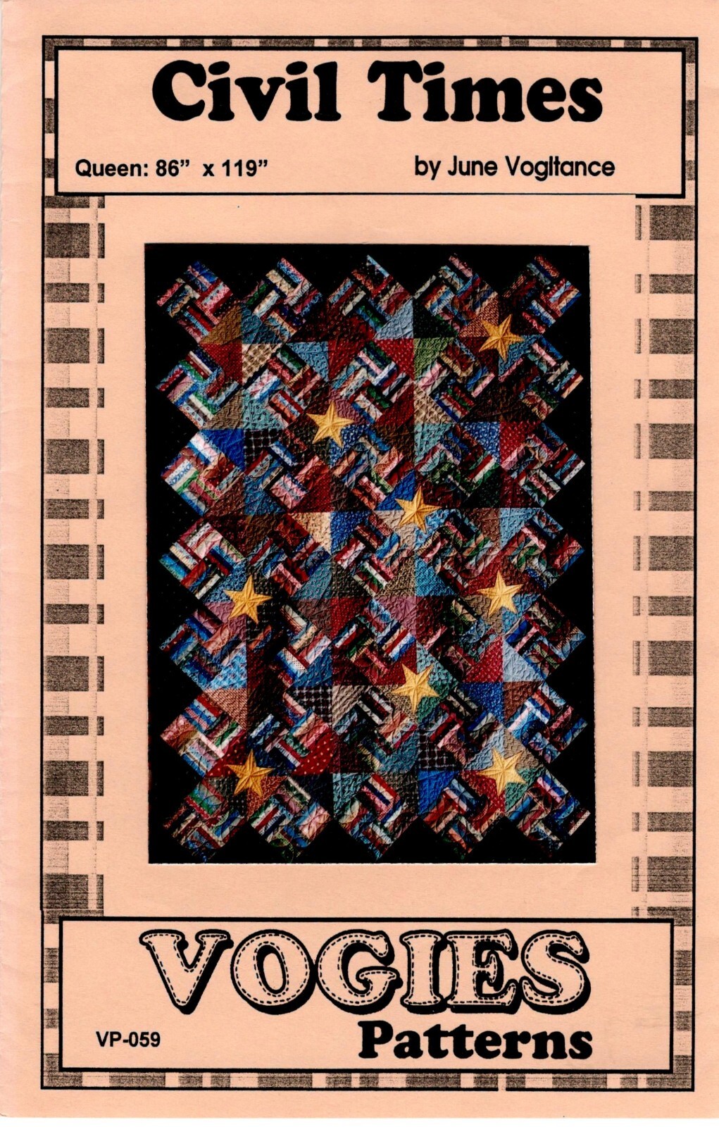 Civil Times Quilt Pattern by Vogies Patterns VP059