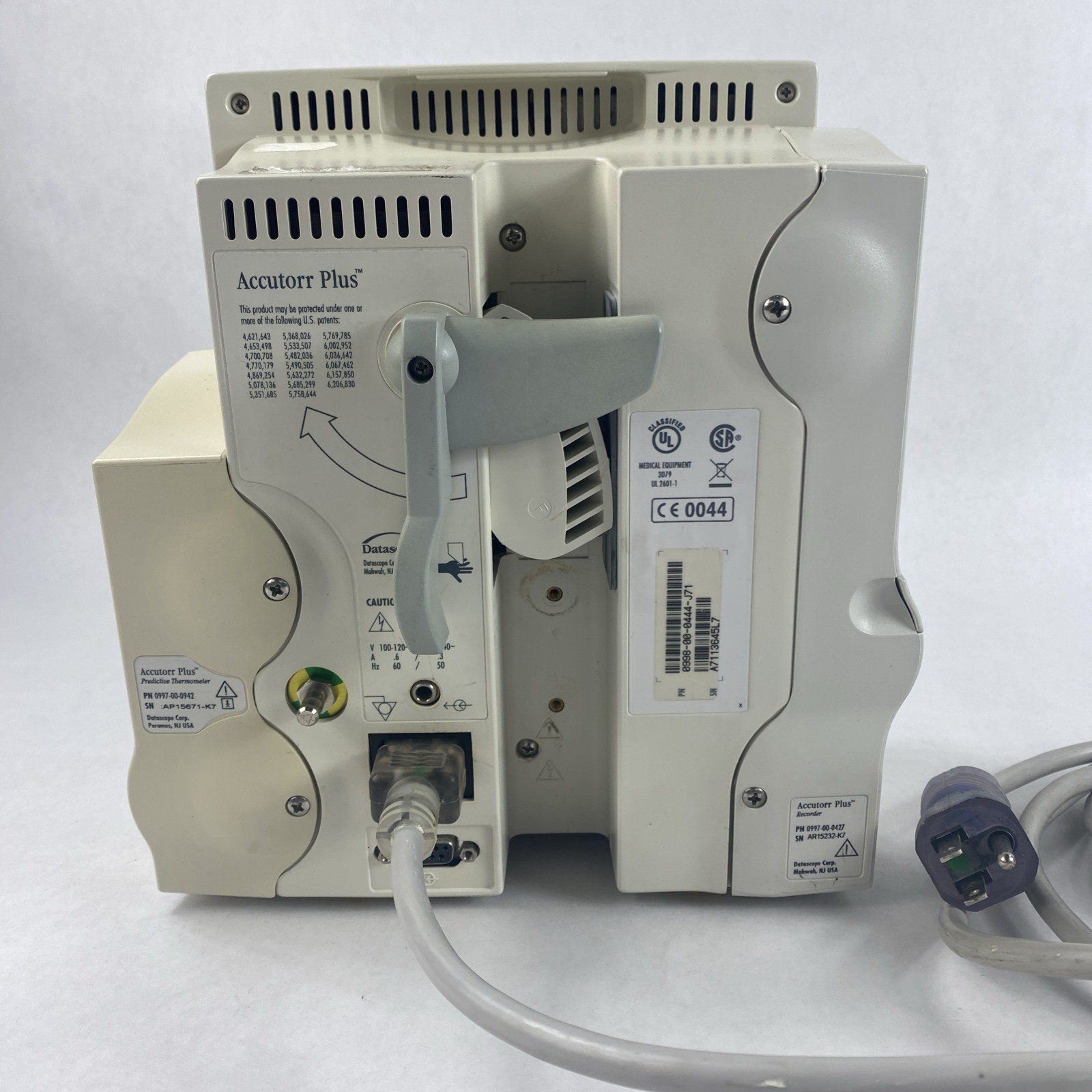 Accutorr Plus 0997-00-0427 Datascope Power Tested
