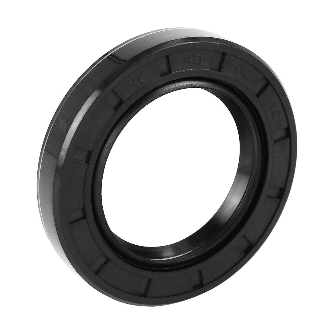 40mm x 62mm x 10mm Black Rubber Cover Double Lip TC Oil Shaft Seal