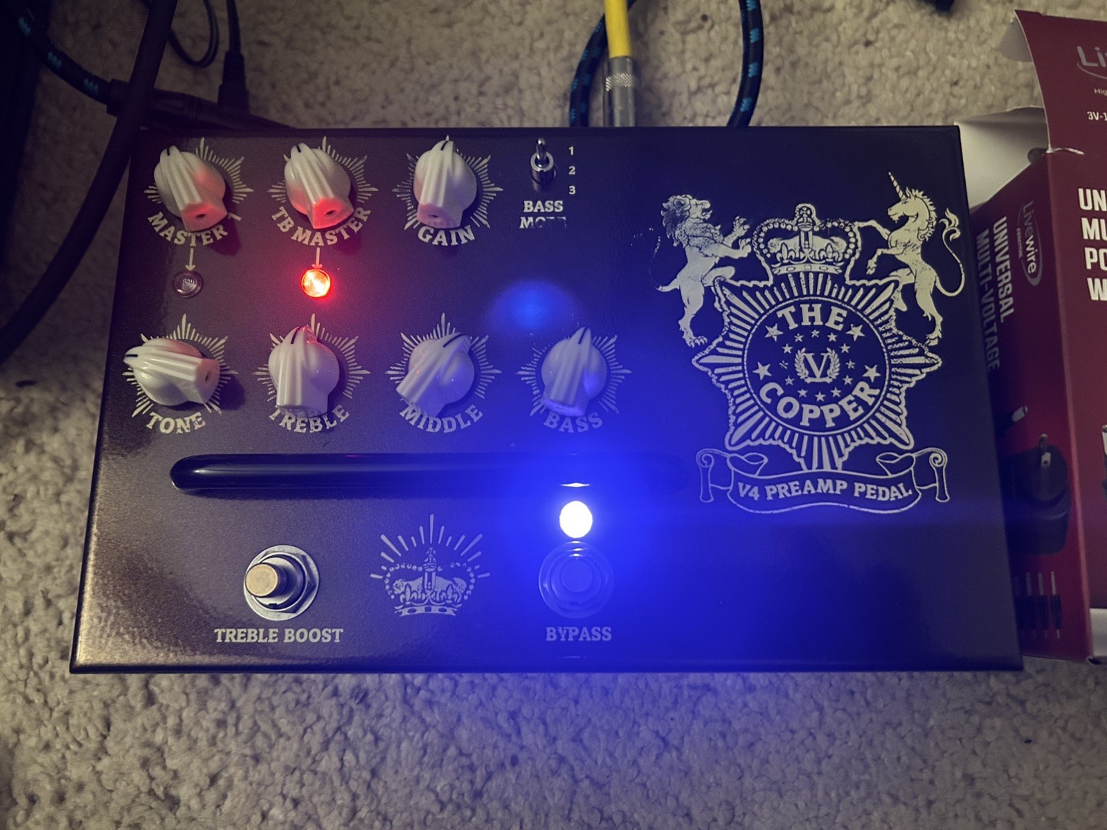 Victory Amplification V4 The Copper Tube Guitar Preamp Pedal