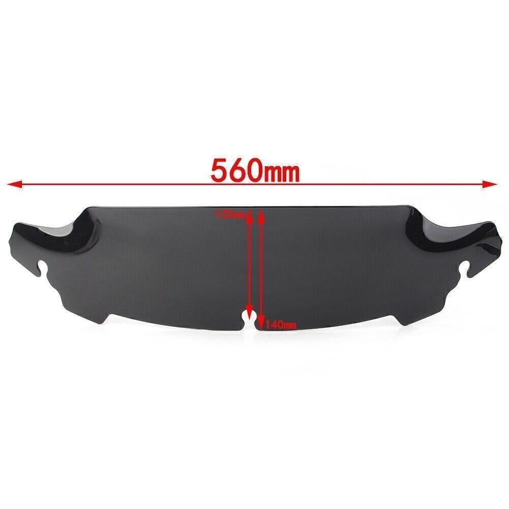 For Harley Touring Electra Street Glide 2014-21 4.5'' Wave Windshield Windscreen