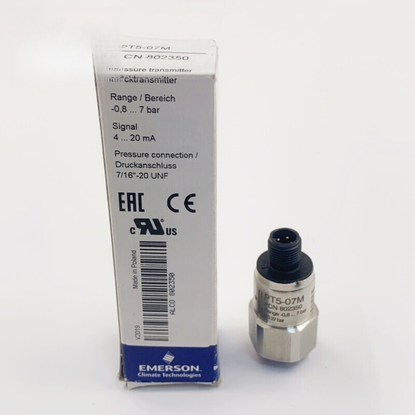 New EMERSON PT5-07M pressure sensor switch PT507M US STOCK