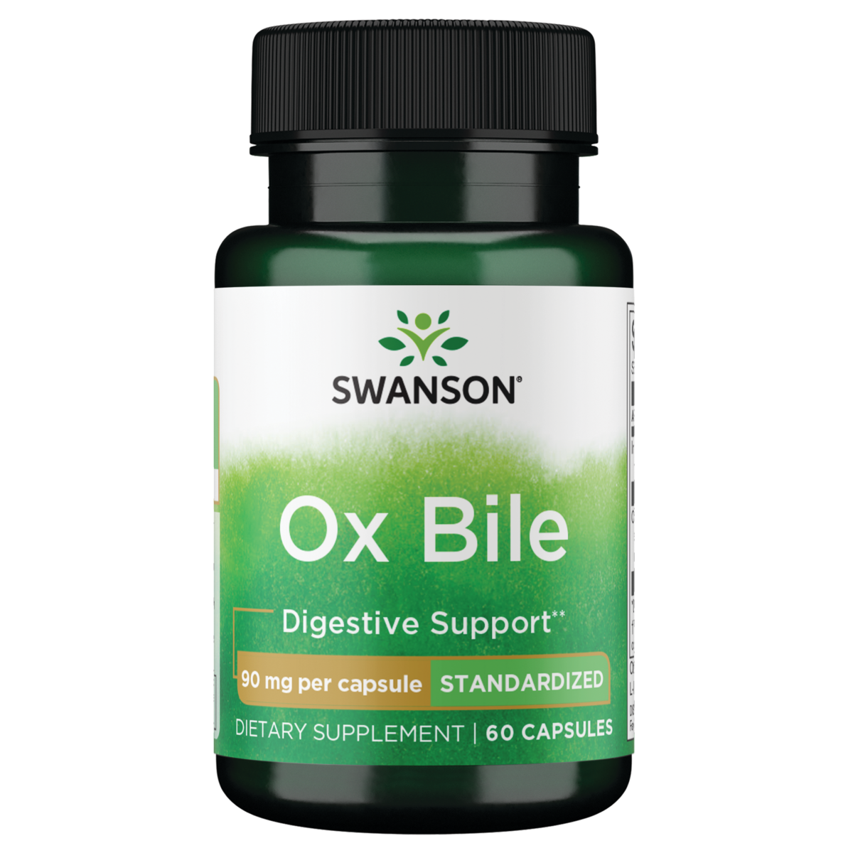 Swanson Ox Bile 60 Capsules