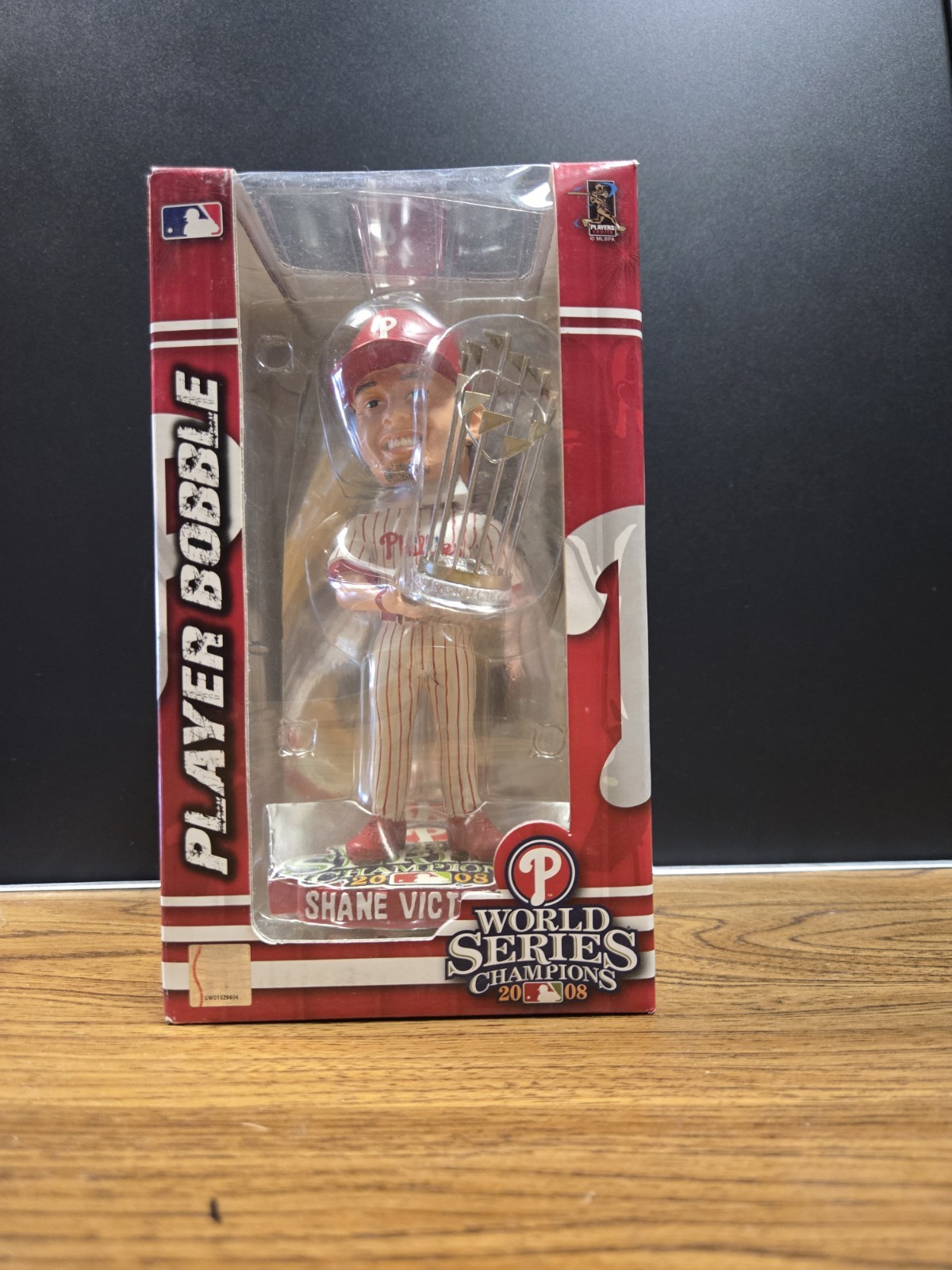 Shane Victorino 2008 Bobblehead Philadelphia Phillies World Series Champ Trophy