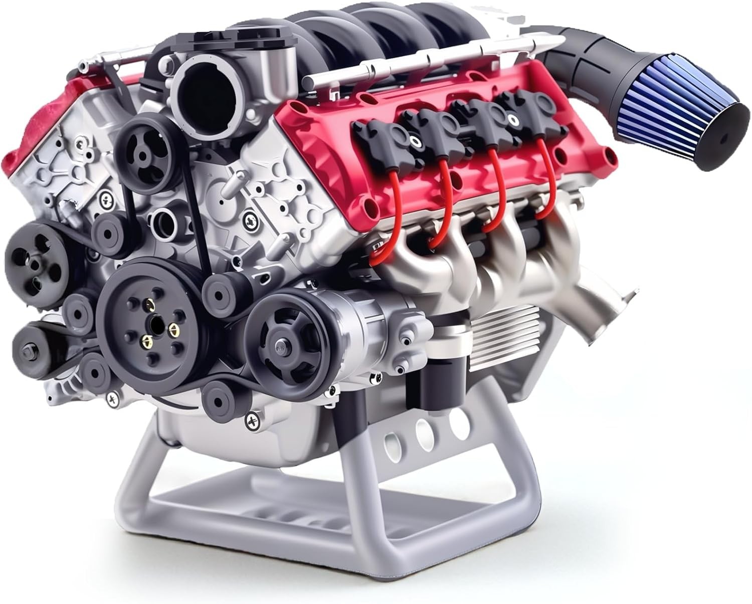 Mini V8 Engine Kits That Runs - V8 Engine Model Kits, Cison Engine MAD Miniature