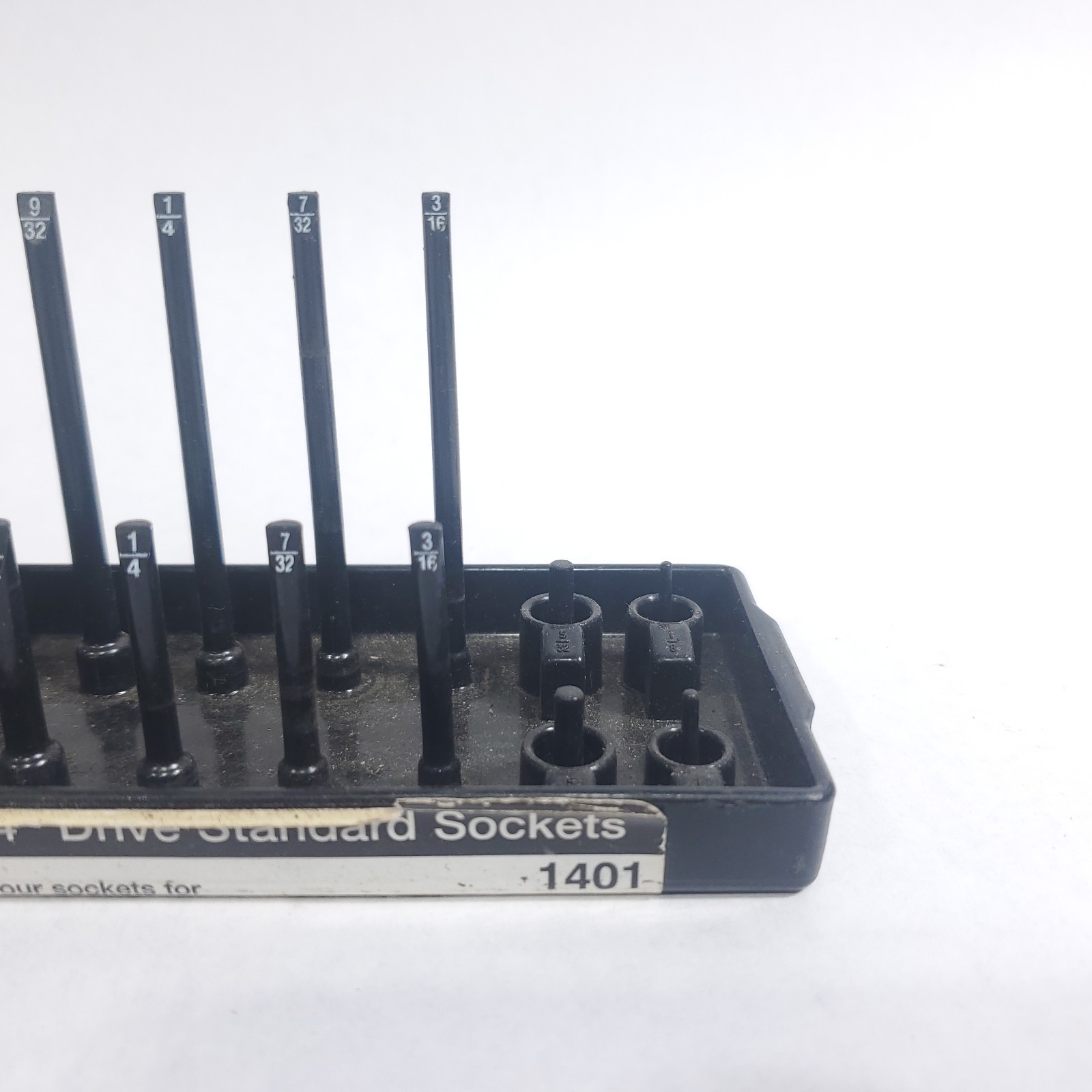 Hansen Socket Tray 1/4" Drive SAE Deep Shallow 1401