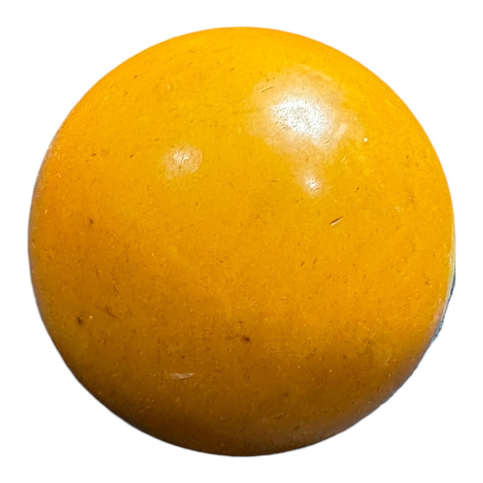 VTG BAKELITE Billiard Pool Ball - Solid Yellow #1 - 2 1/4" Diameter
