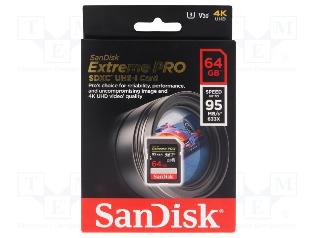 Sandisk 64GB Extreme Pro FS V10 4K HD SD card fo Nikon P900 P610 P530 P520 P510