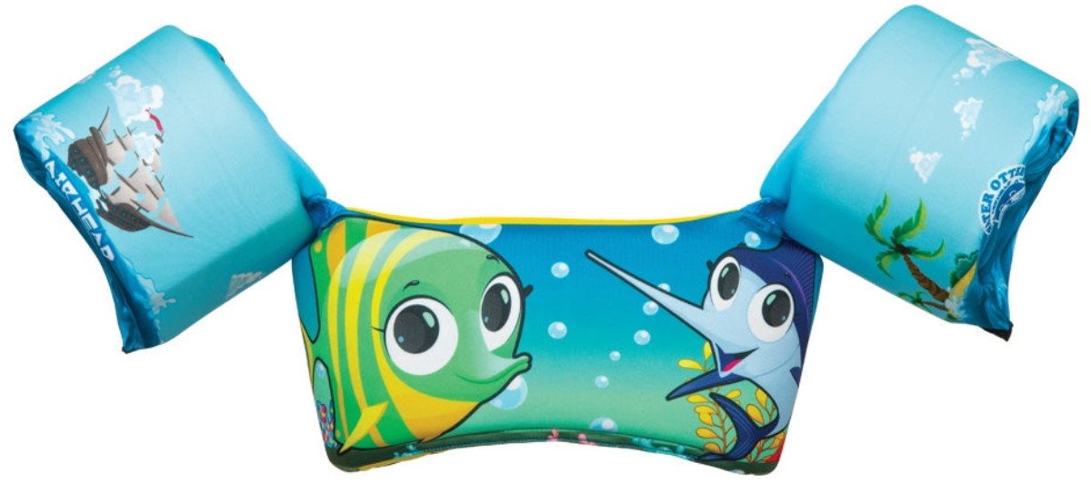 Airhead Treasure II Water Otter Elite Child Vest Blue OS