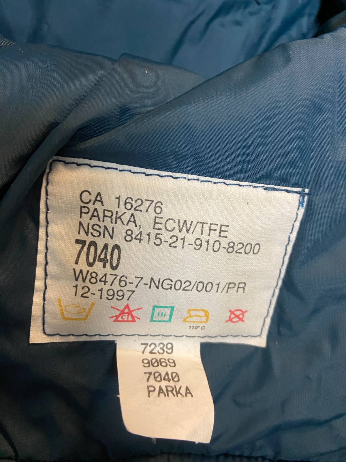 Canadian Airforce Issue Gore-Tex Parka - Medium Regular