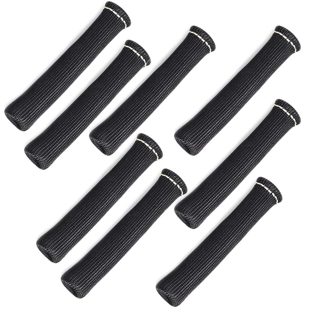 8Pcs Spark Plug Wire Sheath Wire Boots Sleeve Heat Shield Cover For SBC BBC