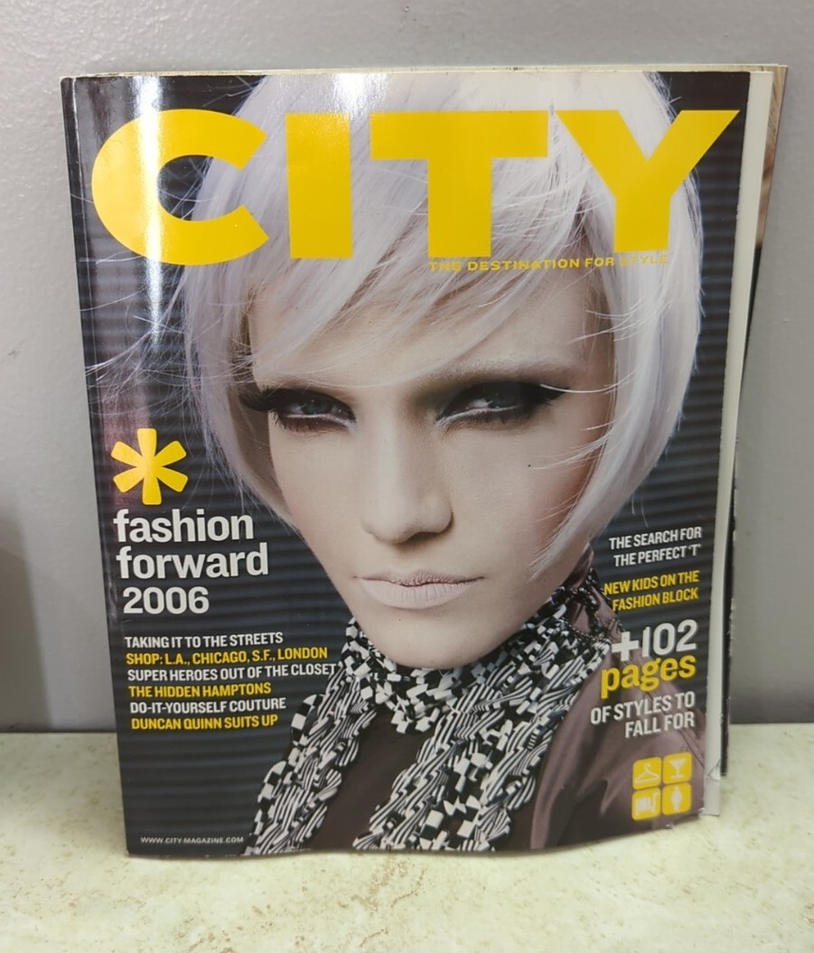 CITY MAGAZINE NY Fashion Forward Fall September 2006 Issue 43 Rare