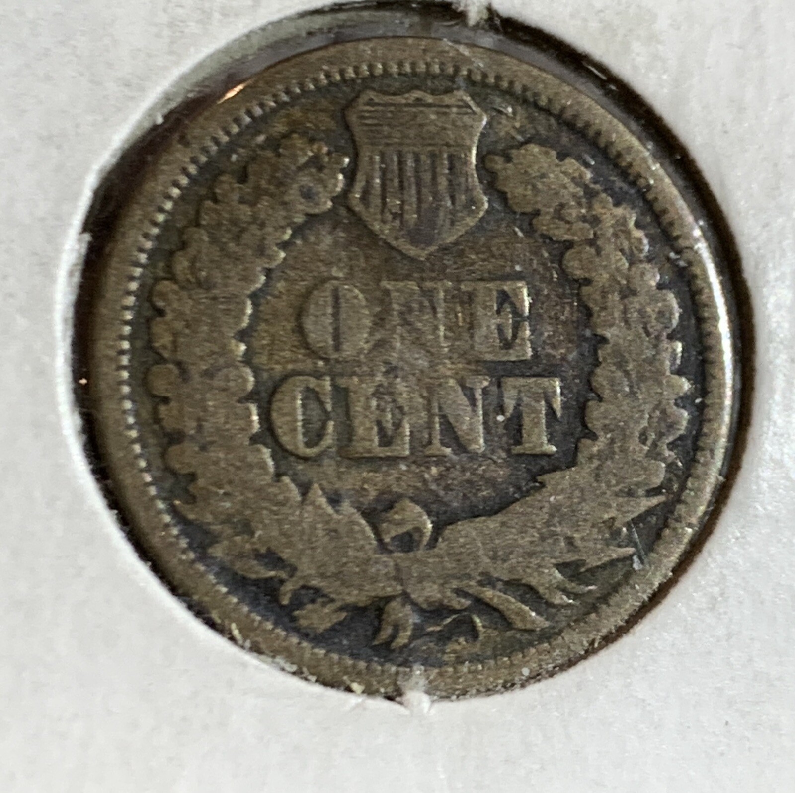 1863 US INDIAN HEAD PENNY VF