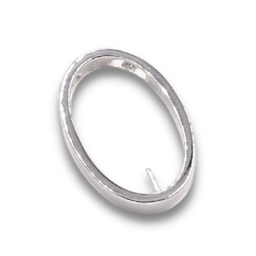 Open Oval Pearl Pendant Mounting
