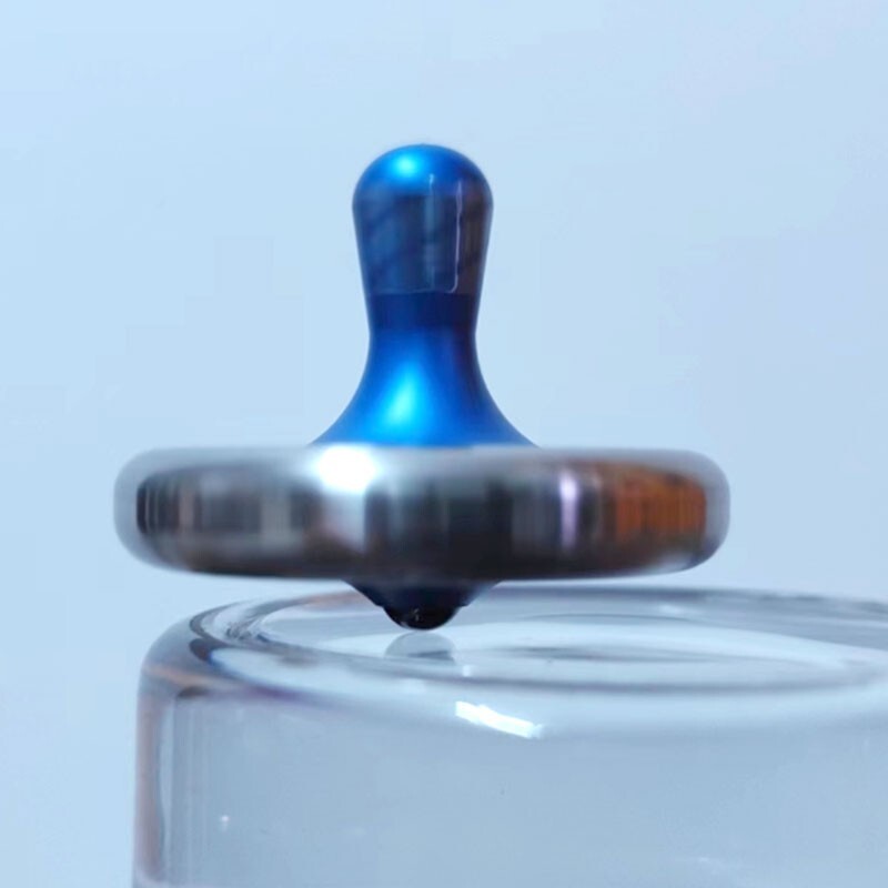 Finger Spinning Toy Top Aluminium Stainless Steel Ceramic Bead Precision EDC Toy