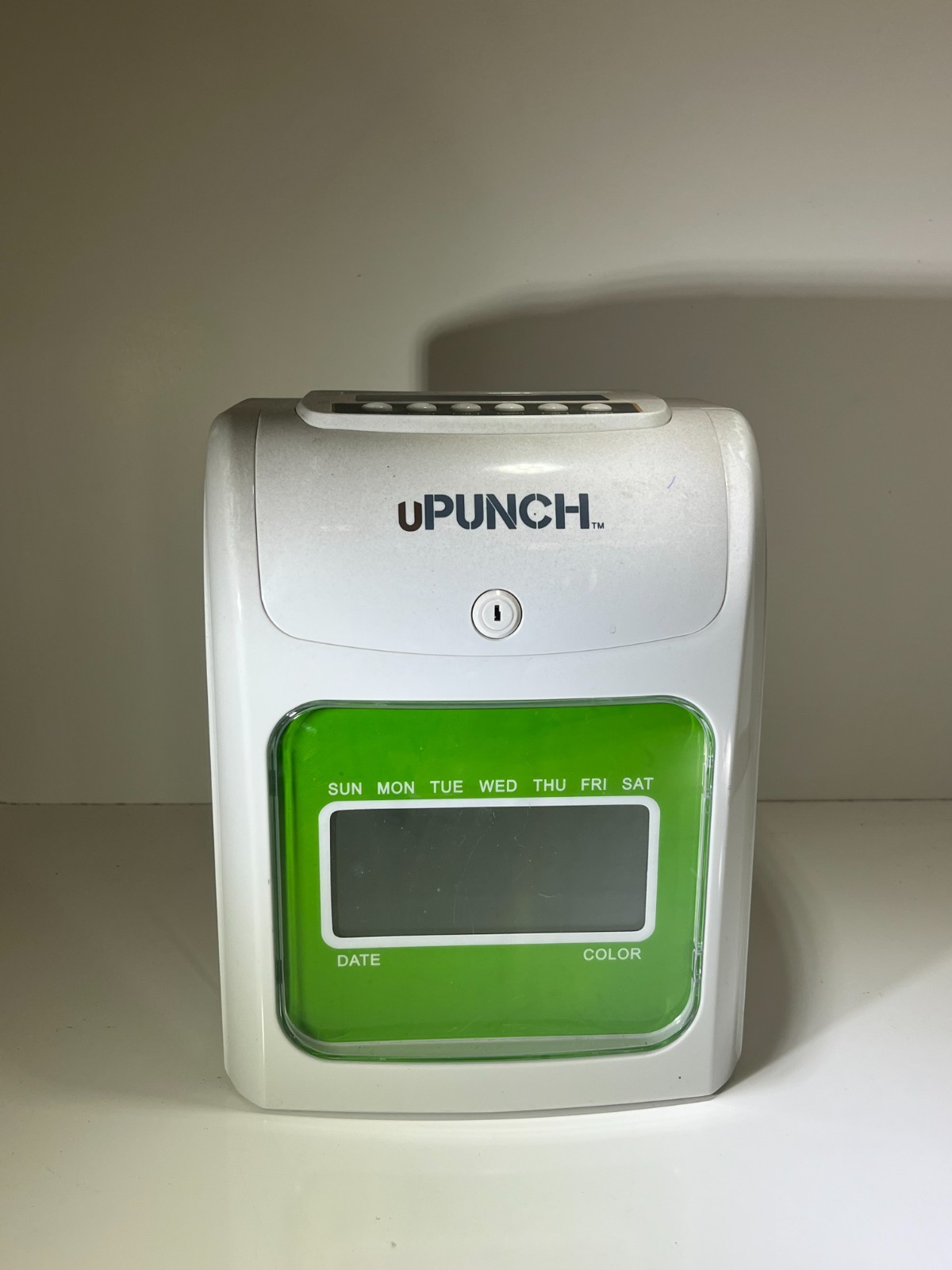 Upunch HN3000 Employee Time Clock With instructions Tray 4 Keys Working