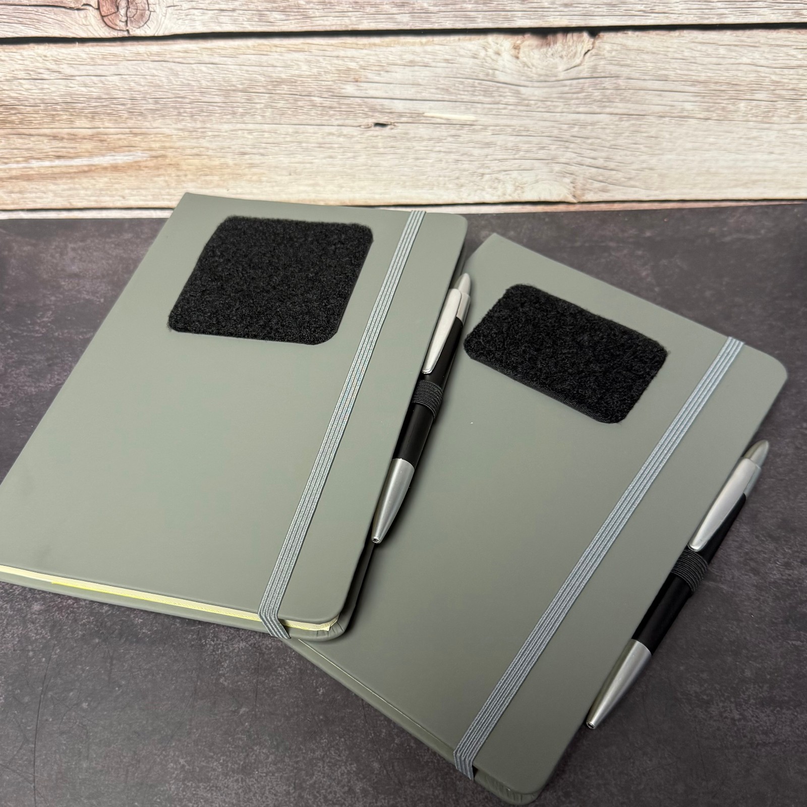 Morale Patch Ready A5 Notebook 2x3" or 3x3" | VELCRO® Brand Loop Panel Logbook