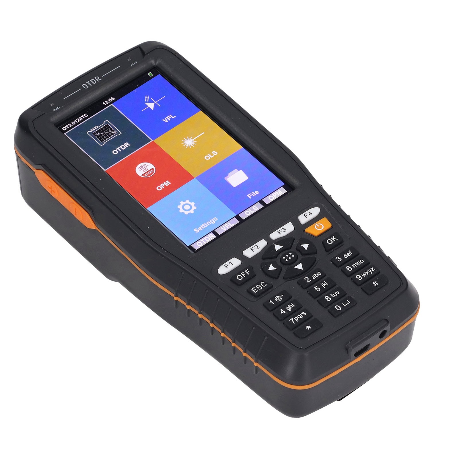 4 In 1 Fiber Optical Power Meter Portable Optic Tester For Network Construct