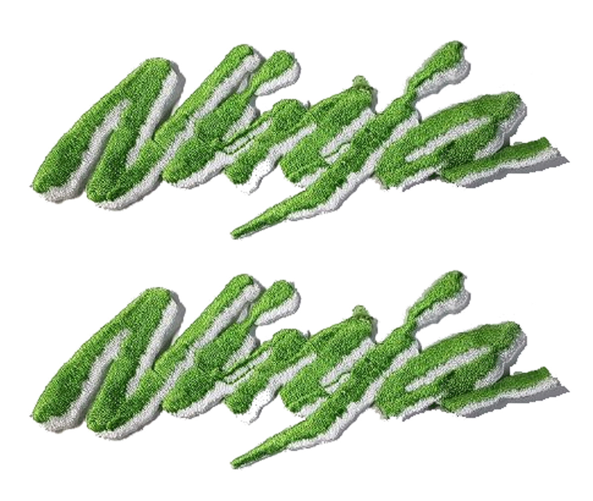 GREEN NINJA EMBROIDERED PATCH 250 300 400 ZX-6 ZX-10 ZX-12 ZX-14