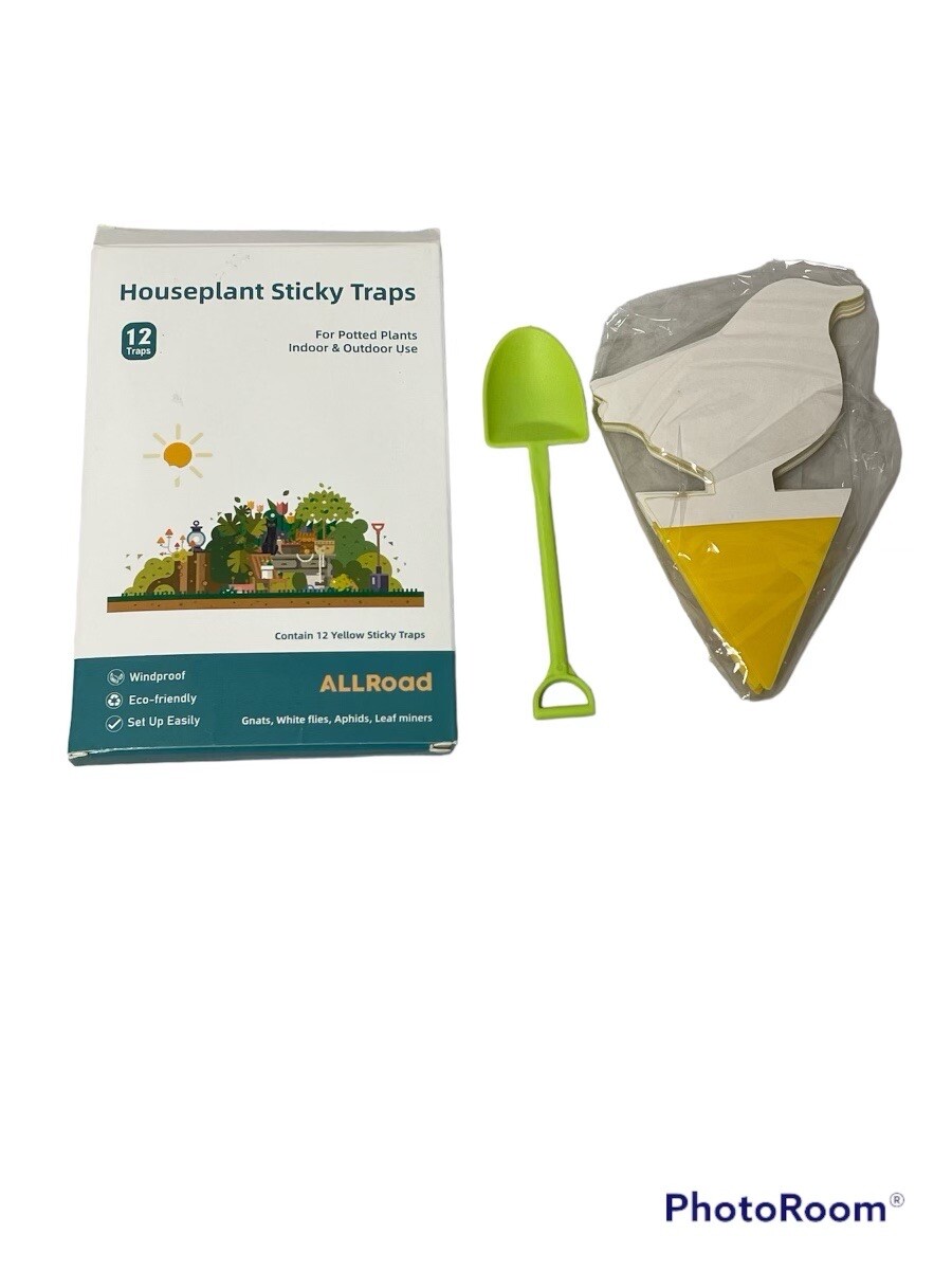 Bird Shaped Houseplant Sticky Traps for Potted Plants Indoor & Outdoor - AllRoad