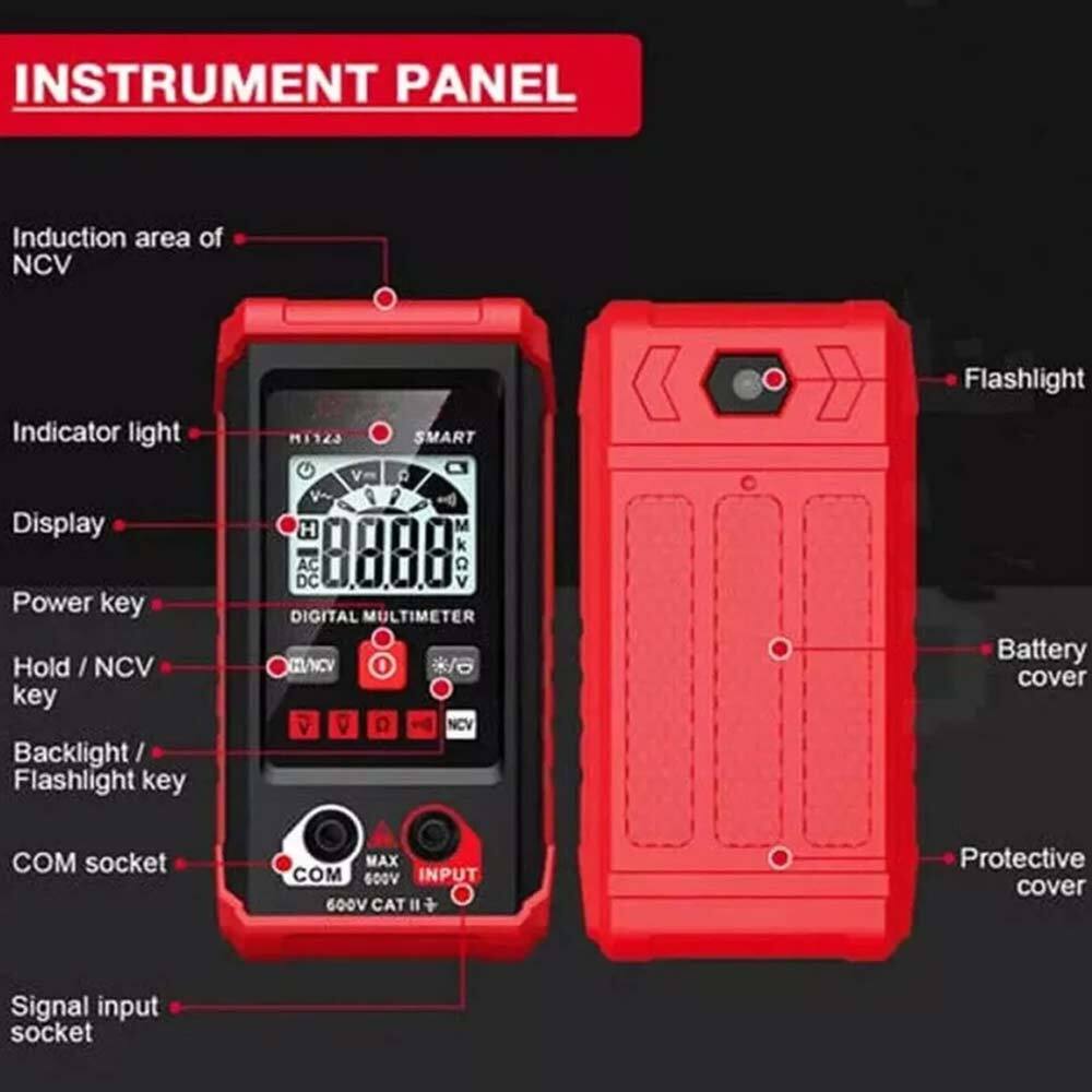 Digital Multimeter,Tm-510 4000 Counts,Smart Measurement,Auto-Ranging Voltmeter