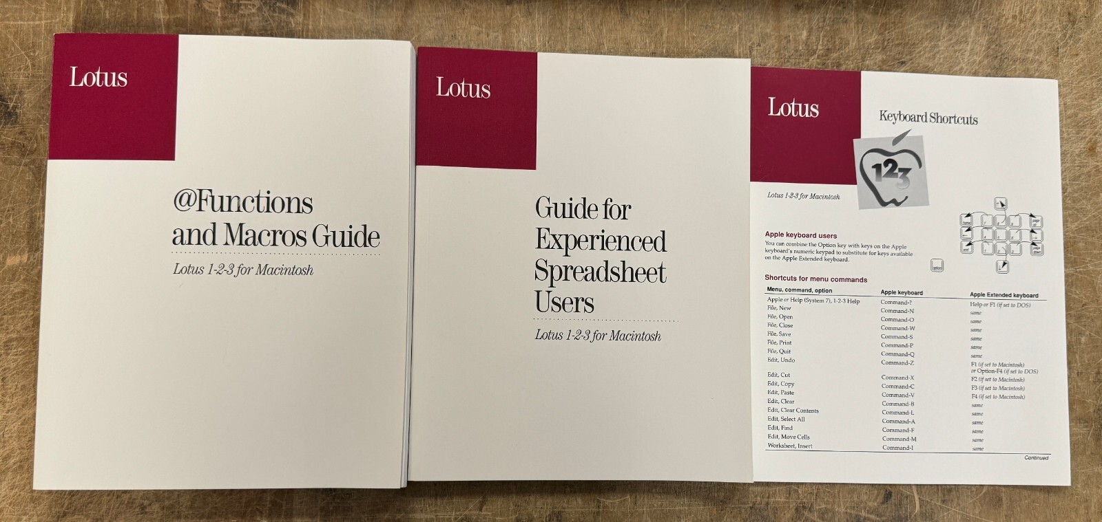 Lotus 1-2-3 Macintosh Upgrade Release 1.0