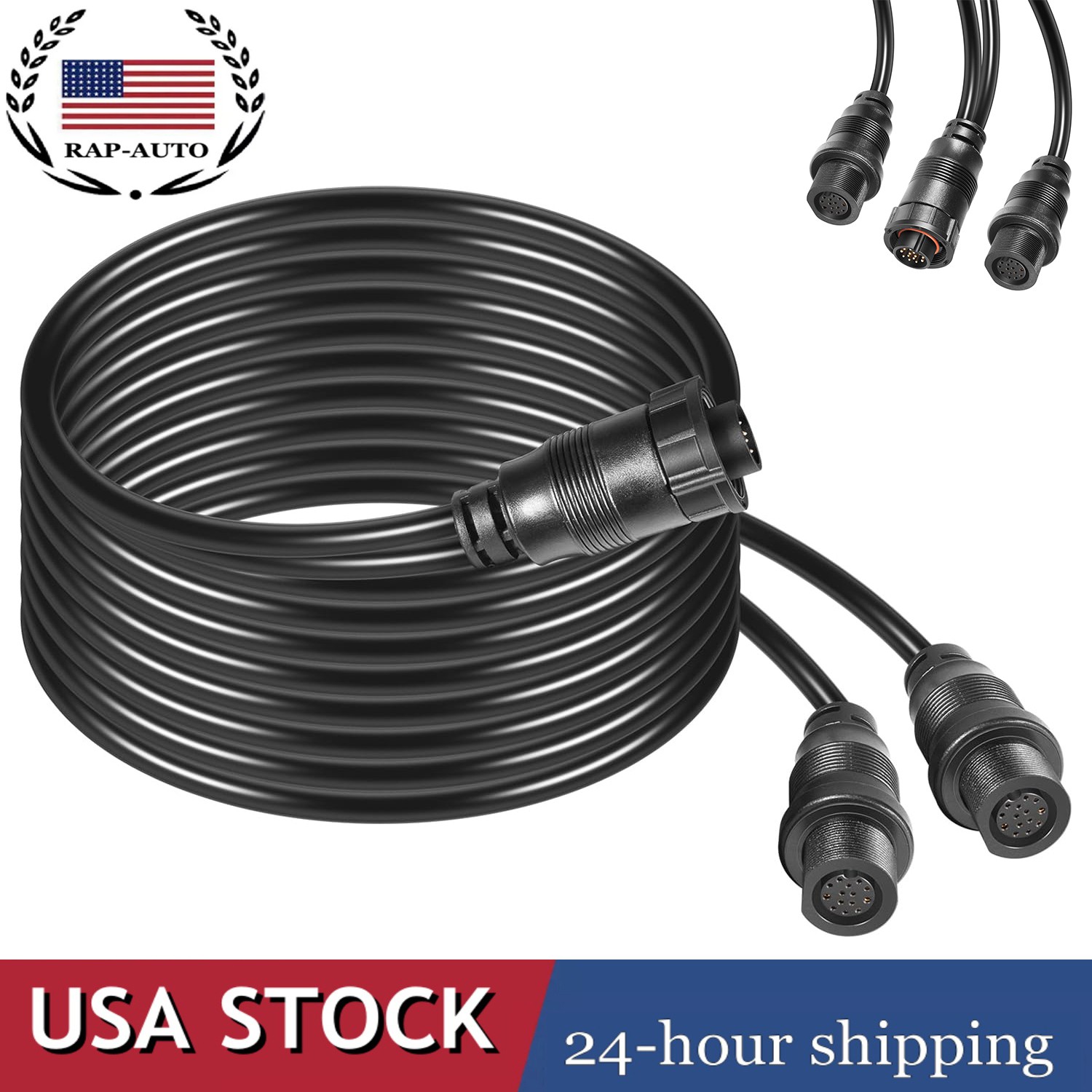 720108-1 14 M360 2DDI Y Transducer AdapterCable for Humminbird 2D/MDI Transducer