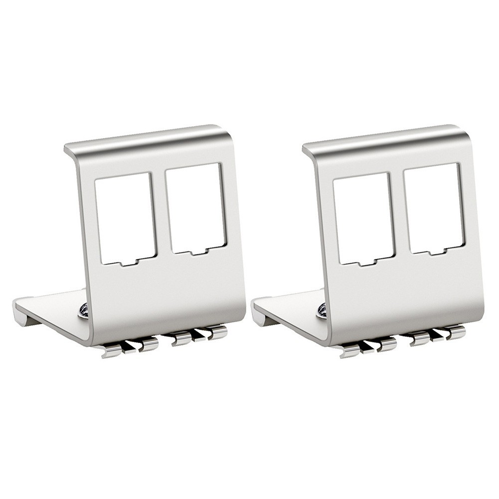 Network Module Metal Bracket Set 2pcs for RJ45 with Slide Rail Compatibility