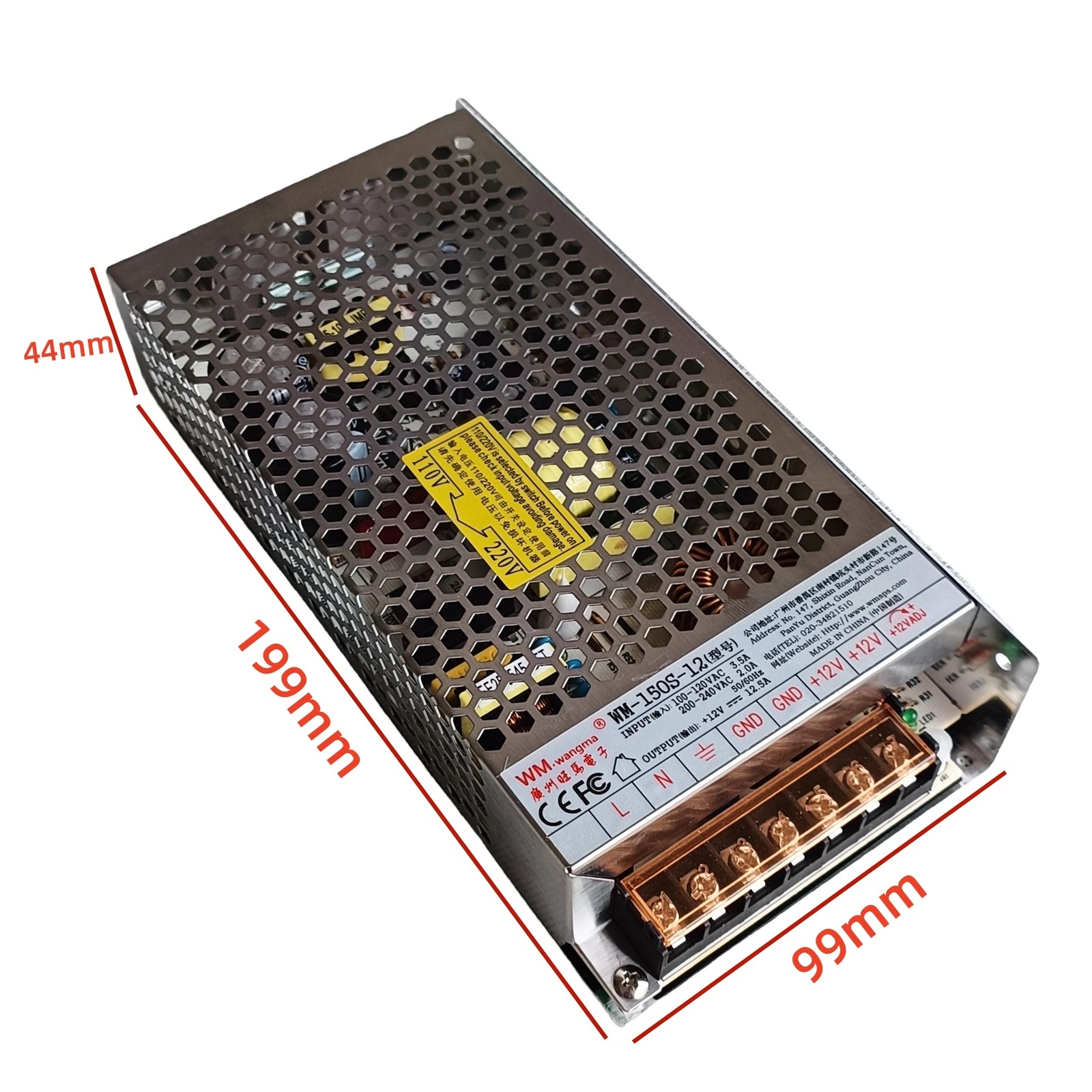 Video Game Arcade Game Accessories 12V 12.5A Power Pack Power Box WM-150S-12