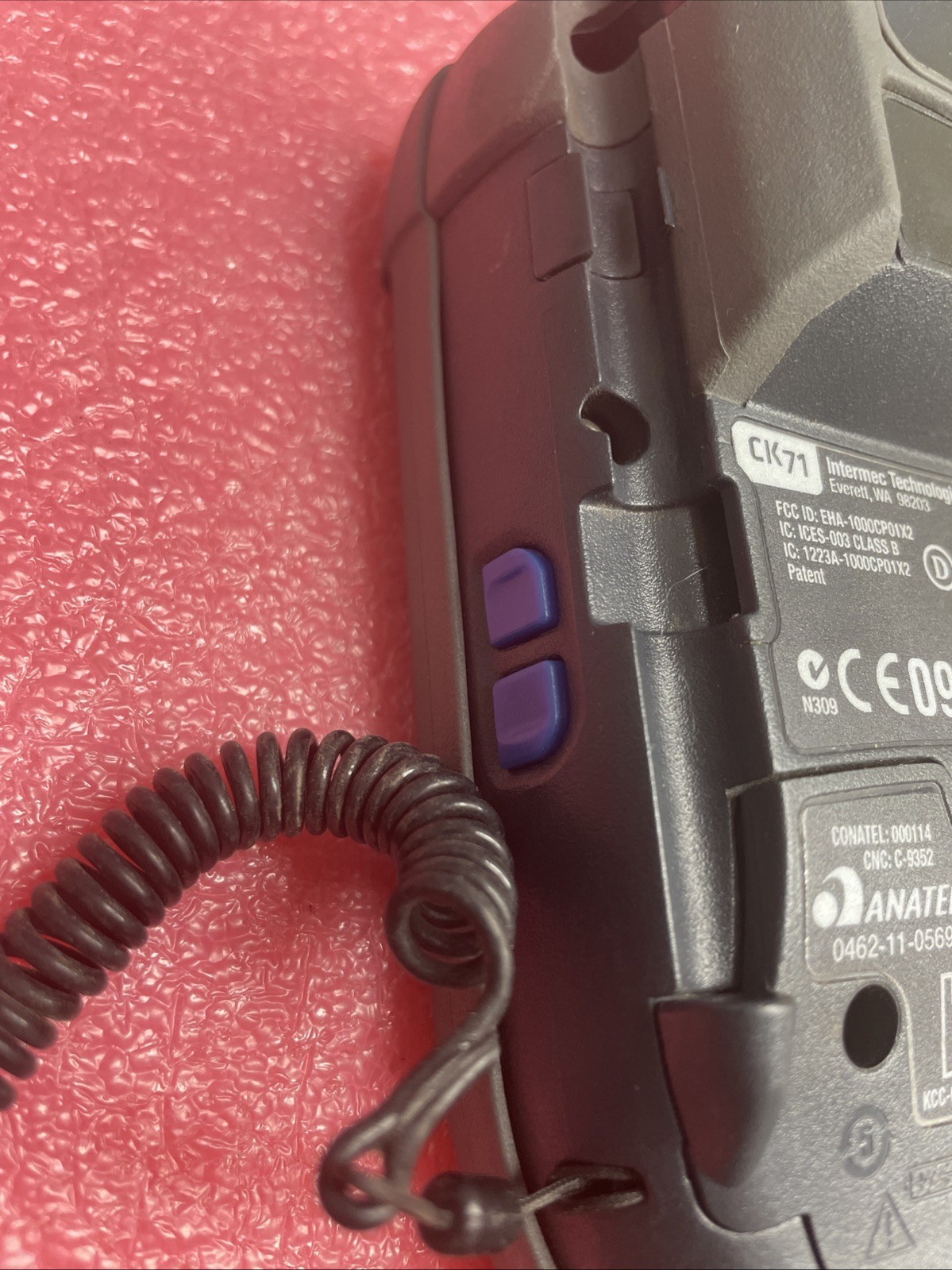 UNTESTED Intermec CK71 CK71AA2DN00W1100 Mobile Barcode Scanner/NO BATTERY