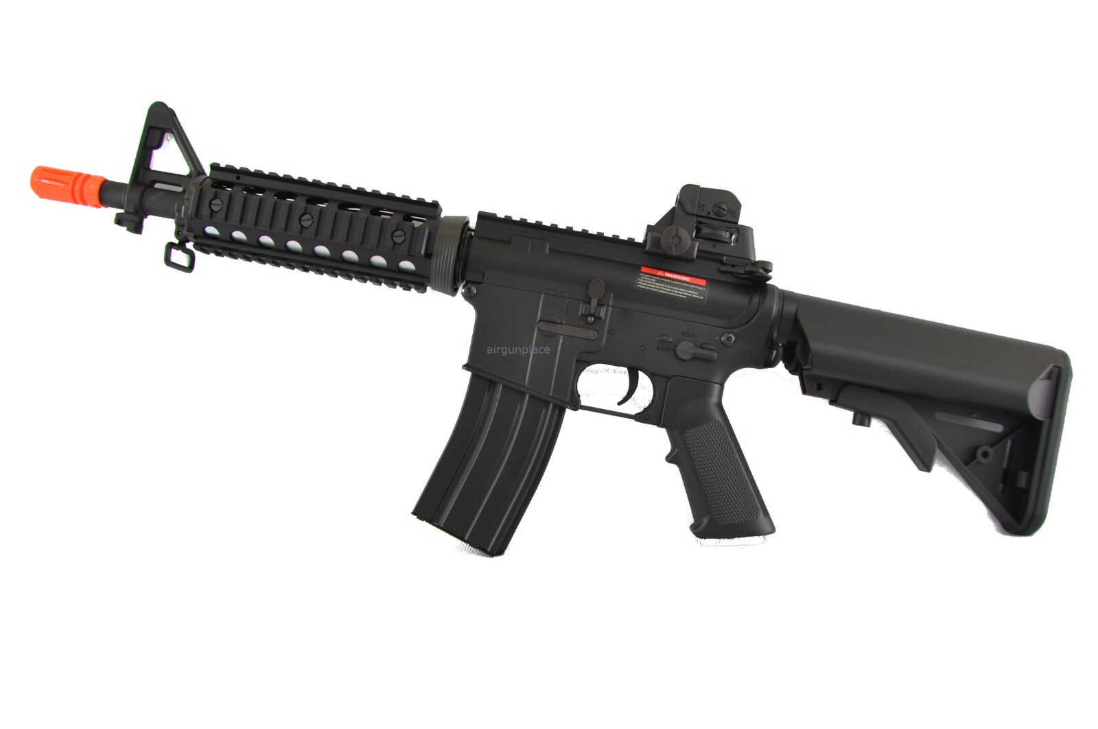 VOL Full Metal Gear Box Electric Full/Semi-Auto M4 Style Airsoft Gun 9506 Black