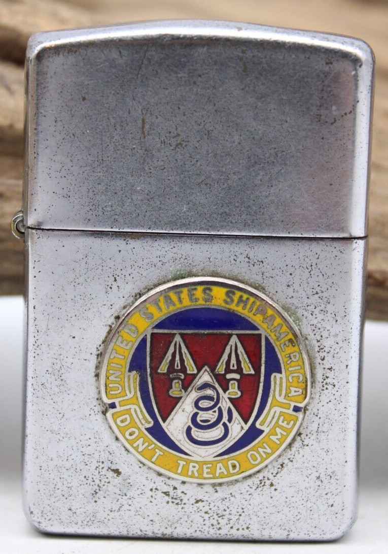 UNITED STATES SHIPAMERICA - DON'T TREAD ON ME EMBLEM VULCAN LIGHTER (JA2)