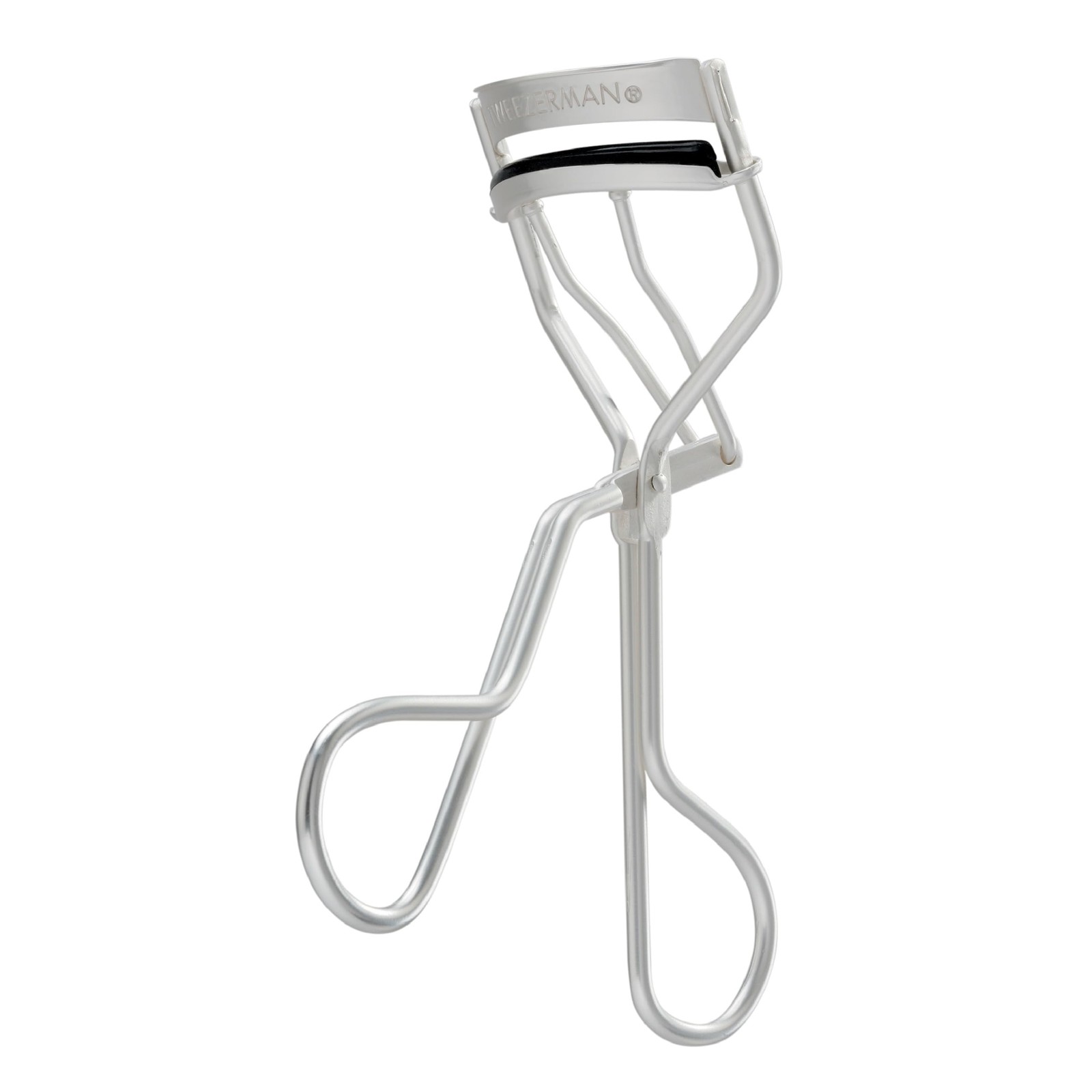 Platinum Eyelash Curler 60 Degree Angled Perfect for Round Eyes Ergonomic Design