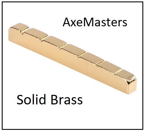 GeetarGizmos BRASS NUT for IBANEZ AZ SERIES Guitar - 1.65" / 42mm - SUPERB