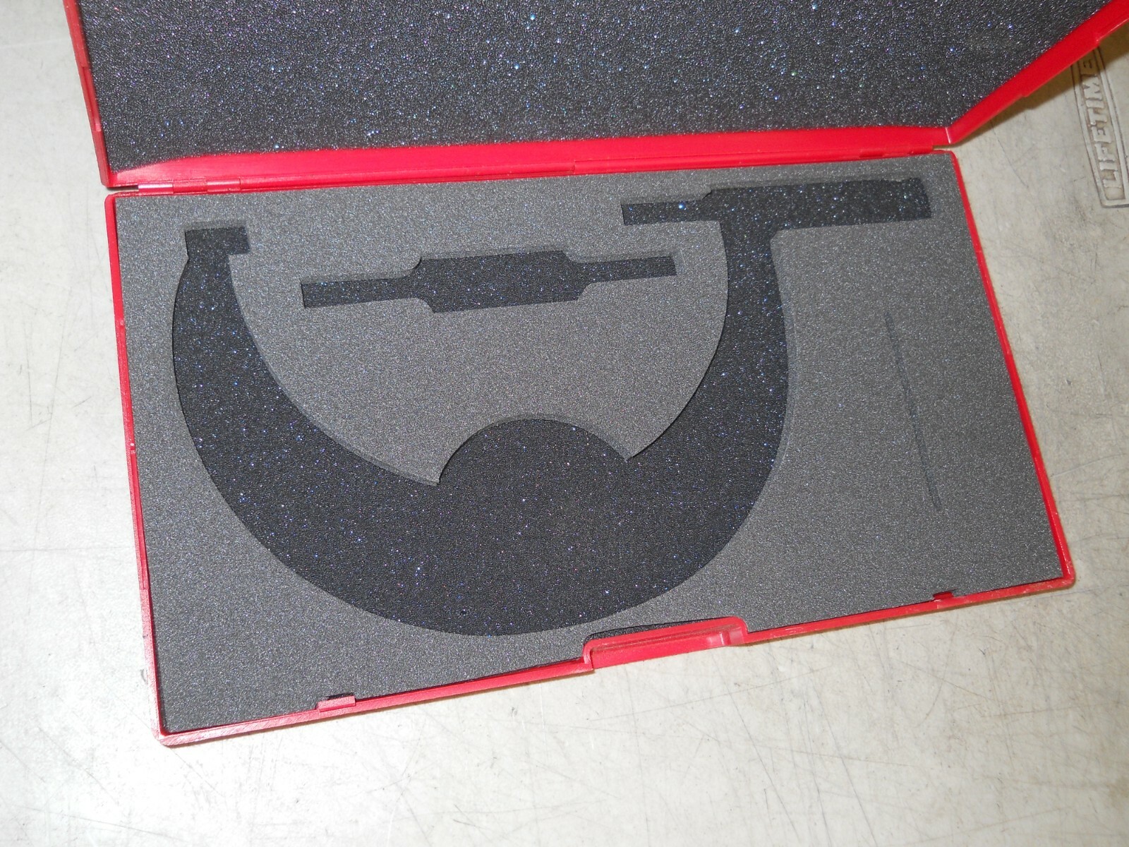 STARRETT 5-6" Micrometer Storage Case Only 1 case New FREE S&H