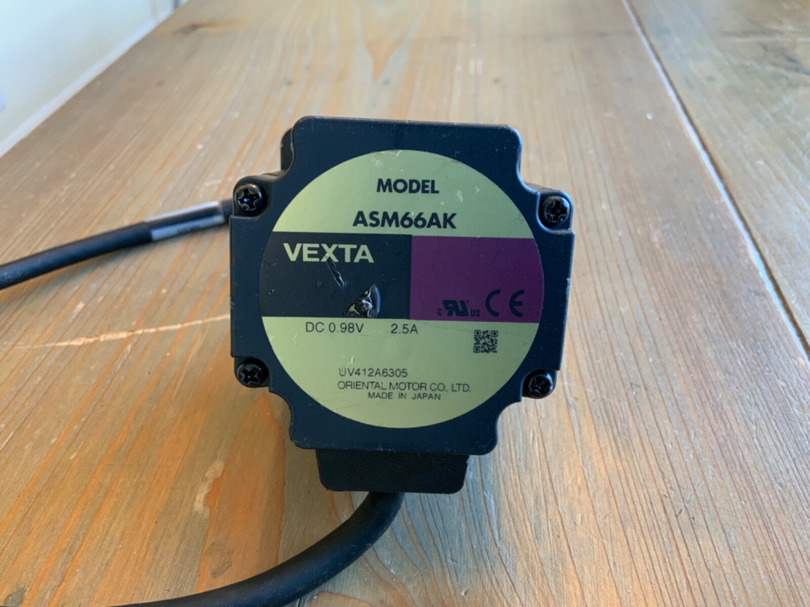 Oriental Motor Vexta ASM66AK Closed Loop Step Motor 2.5a, ,98vdc with Coupler