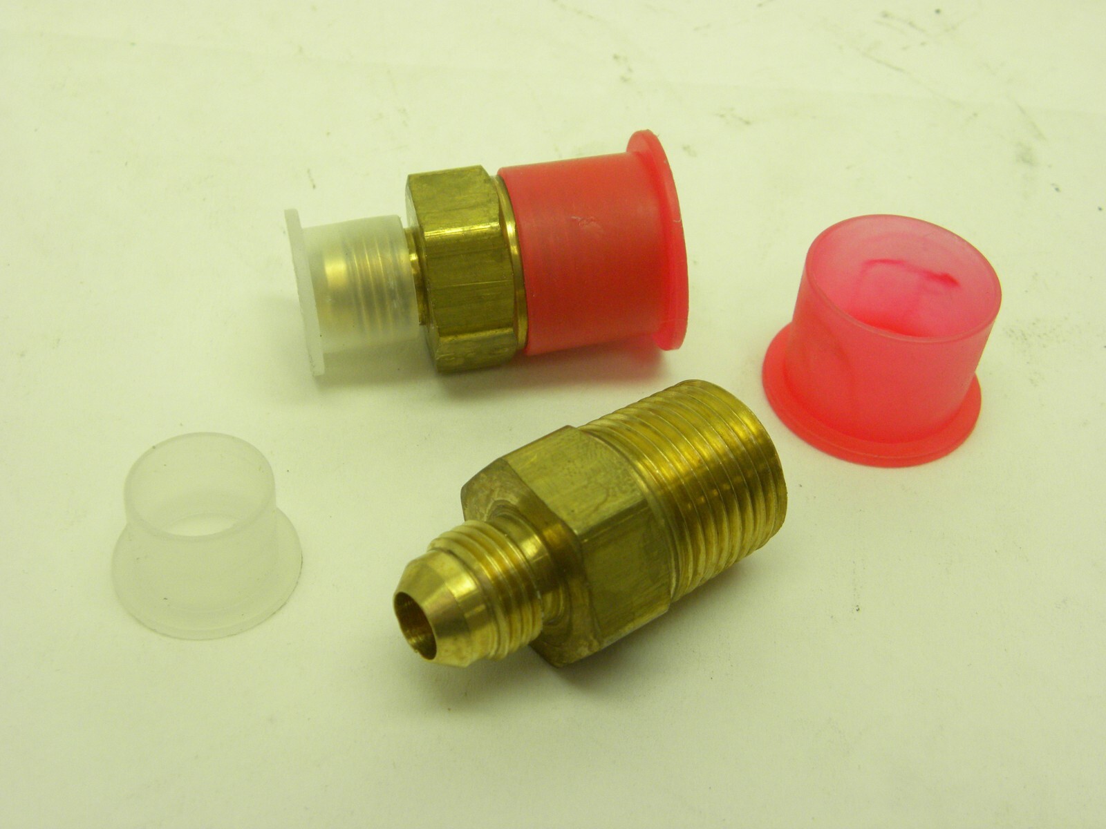 2 PCS - PARKER #6-8 FTX JIC Tube to NPT Male Straight Adapter Made in USA