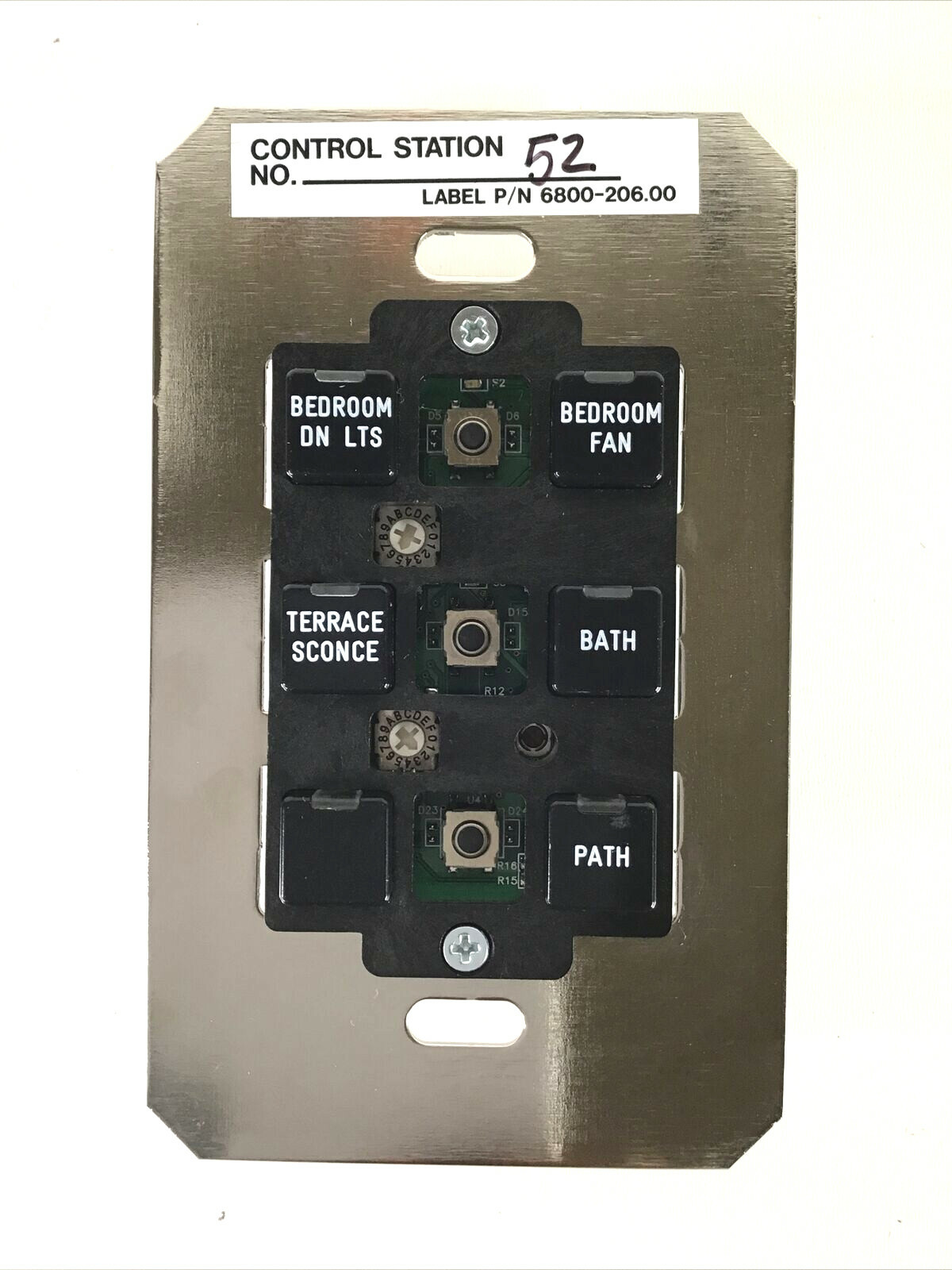 LiteTouch/ Savant 6 Button Keypad Dimer (Black)