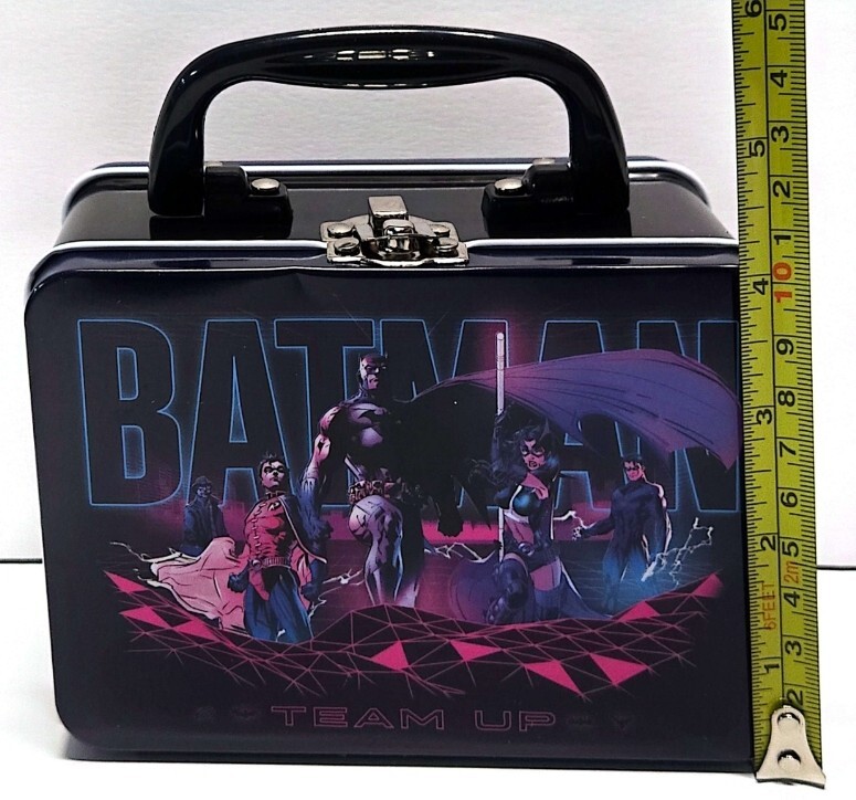Batman Neon Outrum Small Tin Box 5.5in X 4.5in