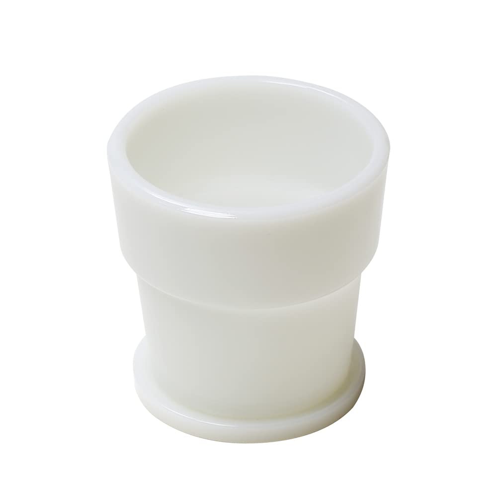 ideaco Glass Planter Pot No. 4 diameter 14cm white Milk Glass Planter Pot 4