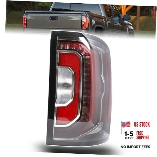 GMC Right Passenger Side Tail Lights Assembly - Compatible with 2016 & 2018 GMC