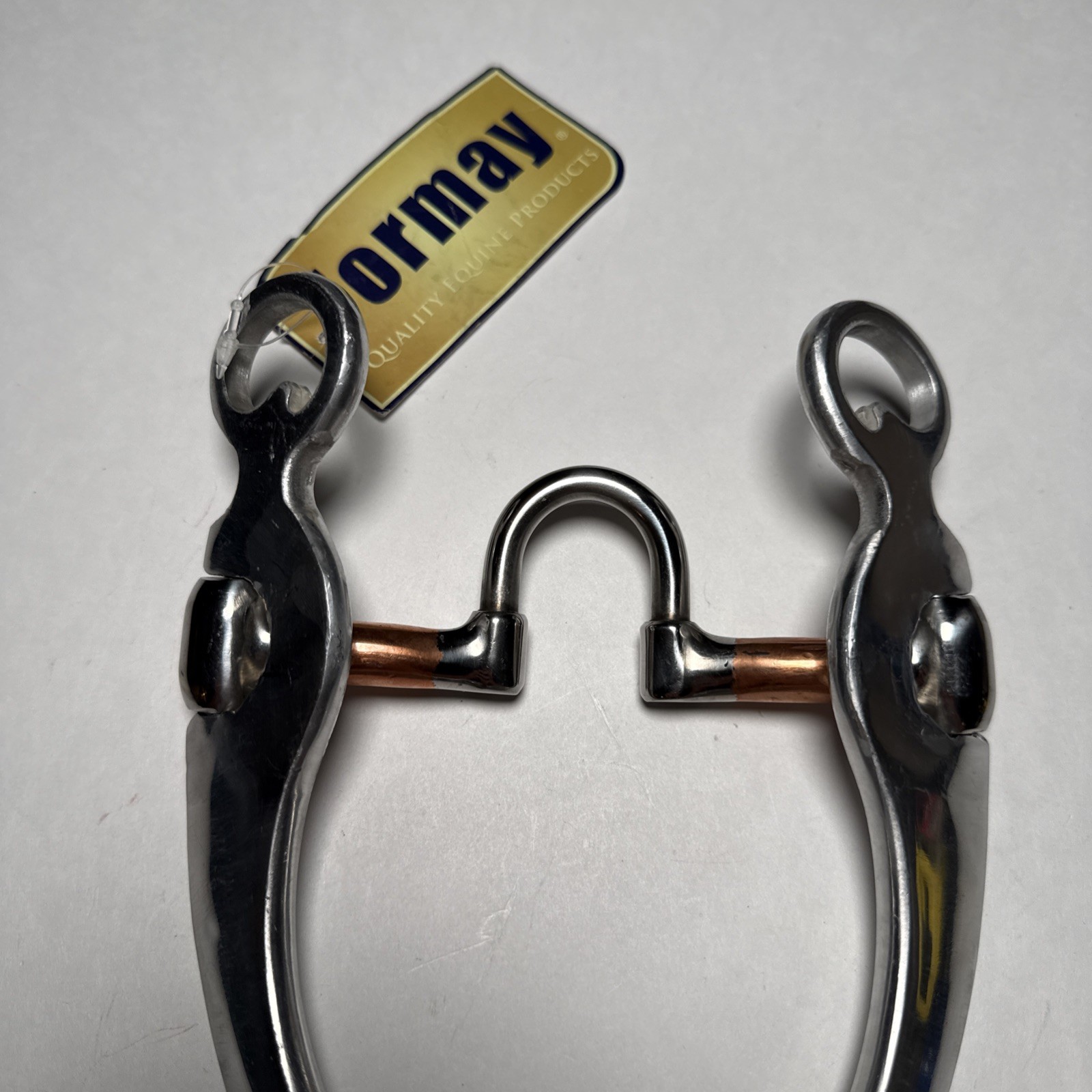 Formay Equine 5” MO Correction Bit - Copper Roller, 8-1/2” Cheeks New W/ Tag