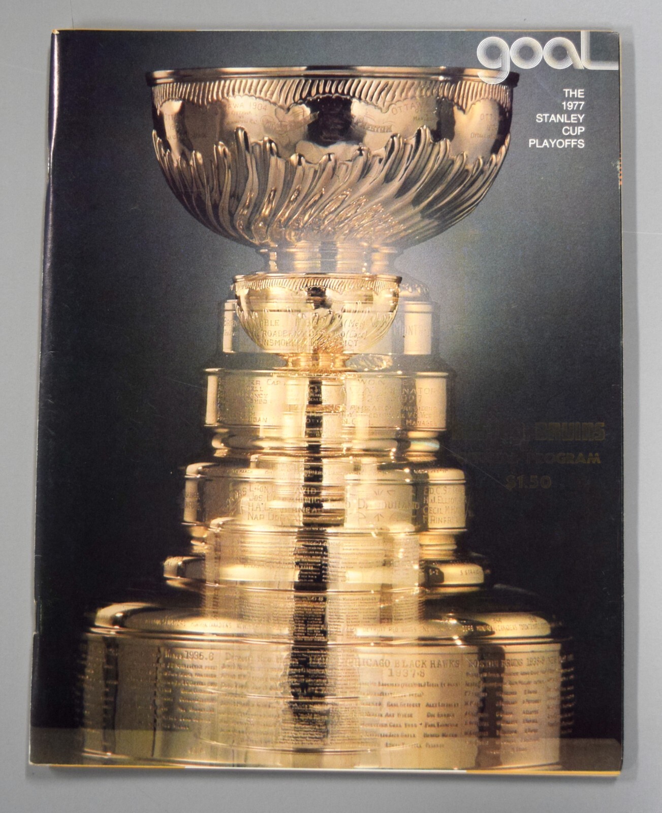 Boston Bruins Vs. Los Angeles Kings April 11th 1977 Stanley Cup Playoffs Program