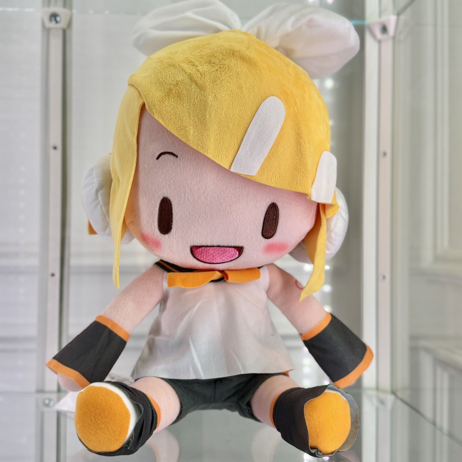 Hatsune Miku Plush Doll Kagamine Rin SEGA Gift Plushie 12” New - USA SELLER