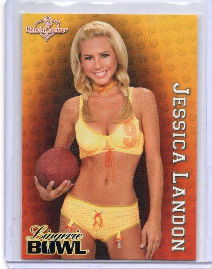 Jessica Landon Benchwarmer 2005 Lingerie Bowl Insert Card LB 1 Of 12
