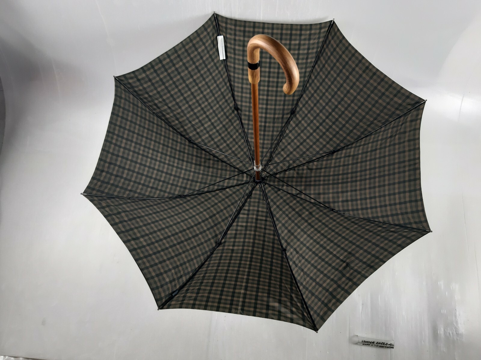 Men's Long Umbrella - Automatic - Brown - 8 Studs - 2022-3 - Rainbow