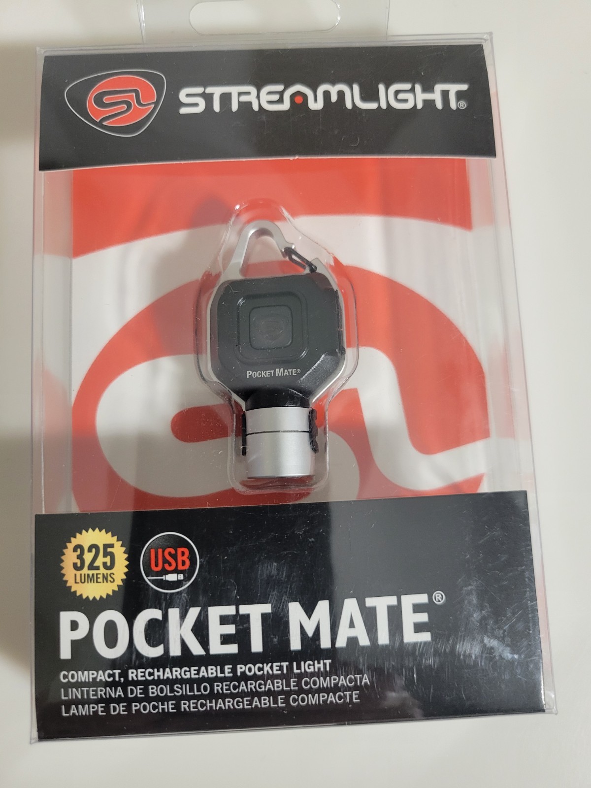 Streamlight Pocket Mate Compact Rechargeable pink w/white LED NEW