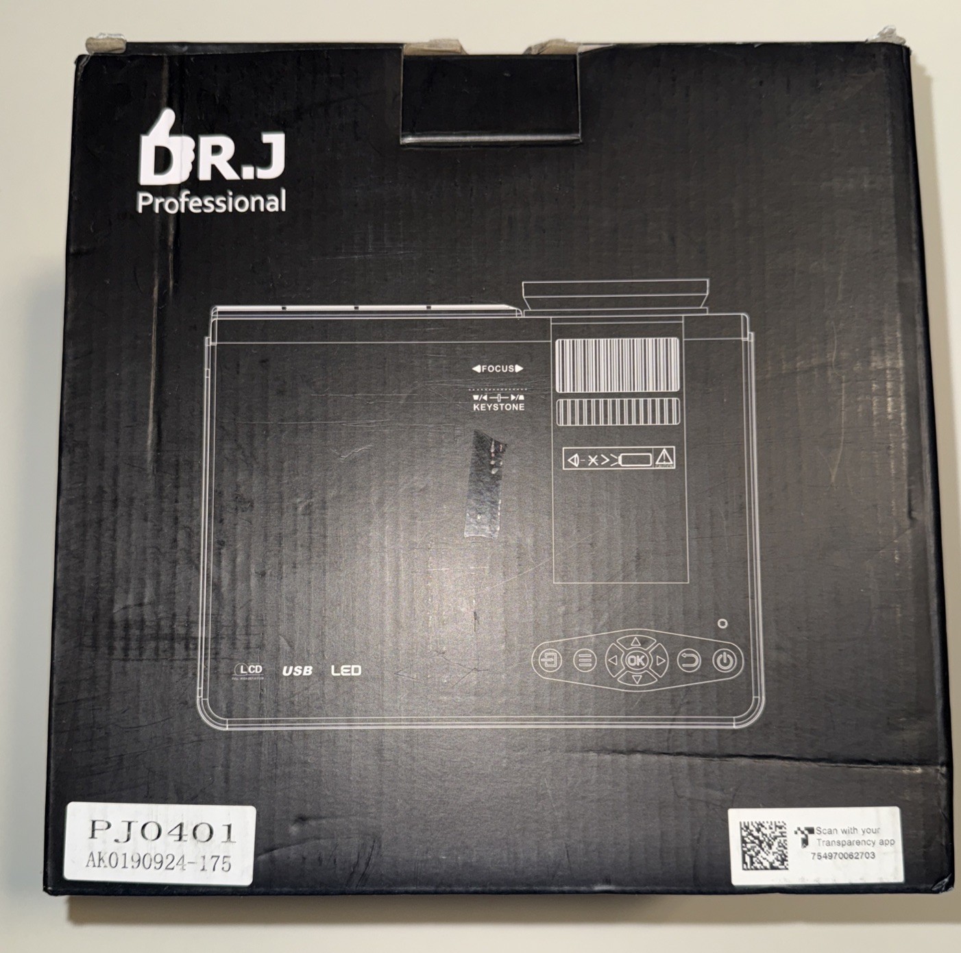 DR.J Outdoor Mini Movie Projector & 100" Screen Bundle Professional (HI-04)